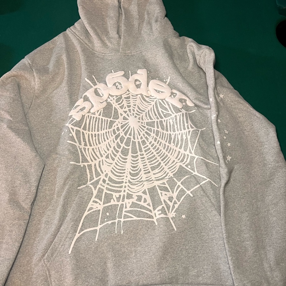 Sp5der grey og web STOCK X p✅
